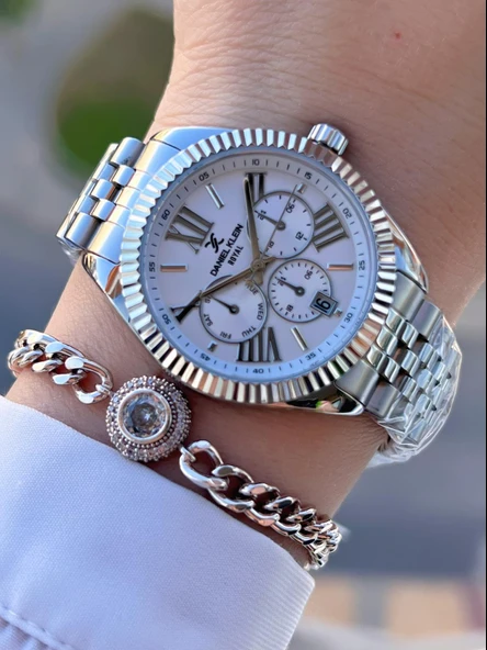 Daniel Klein Çelik Kordon 30 Mt Suya Dayanıklı Kadın Kol Saati+Bileklik BYN.10877.M1 ürün görseli