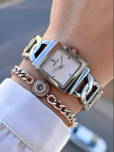 Daniel Klein Çelik Kordon 30 Mt Suya Dayanıklı 2 Yıl Garantili Kadın Kol Saati+Bileklik BYN.13959.1 ürün görseli