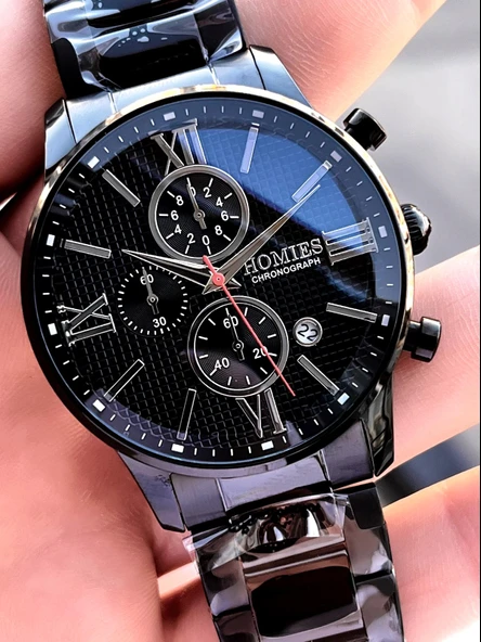 Homies İç Fonksiyonları Aktif 30 Mt Suya Dayanıklı 2 Yıl Garantili Erkek Kol Saati ERK.7S01-8 - Resim 4