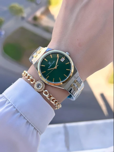 Daniel Klein Çelik Kordon 30 Mt Suya Dayanıklı Kadın Kol Saati+Bileklik BYN.14052.8 - Resim 2