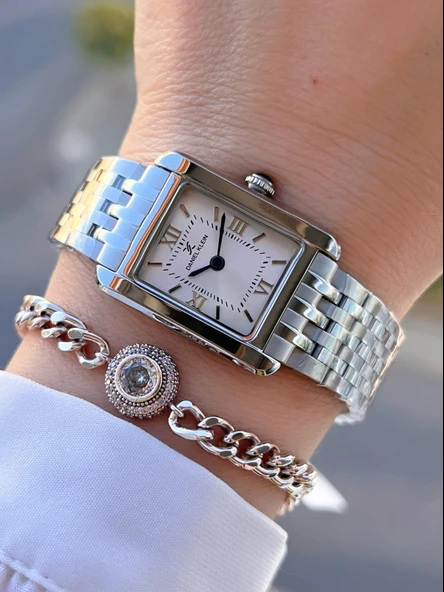 Daniel Klein Çelik Kordon 30 Mt Suya Dayanıklı 2 Yıl Garantili Kadın Kol Saati+Bileklik BYN.10837.1 ürün görseli