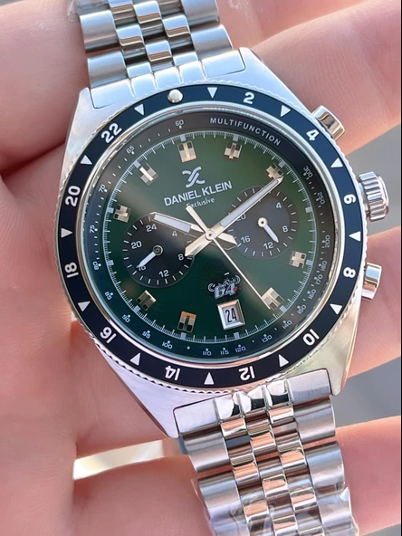 Daniel Klein İç Fonksiyonları Aktif 30 Mt Suya Dayanıklı 2 Yıl Garantili Erkek Kol Saati FG.13994.3 - Resim 5