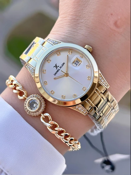 Daniel Klein Çelik Kordon 30 Mt Suya Dayanıklı Kadın Kol Saati+Bileklik BYN.13782.4 ürün görseli