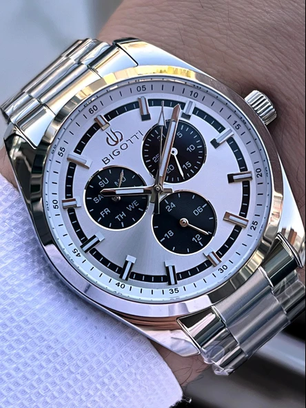 Bigotti Özel Kutulu Nişan Ve Damat Saati 2 Yıl Garantili İç Fonksiyonları Aktif Erkek Kol Saati XB01 ürün görseli