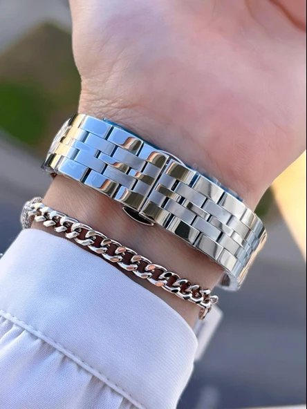 Daniel Klein Çelik Kordon 30 Mt Suya Dayanıklı Kadın Kol Saati+Bileklik BYN.14052.M1 - Resim 3