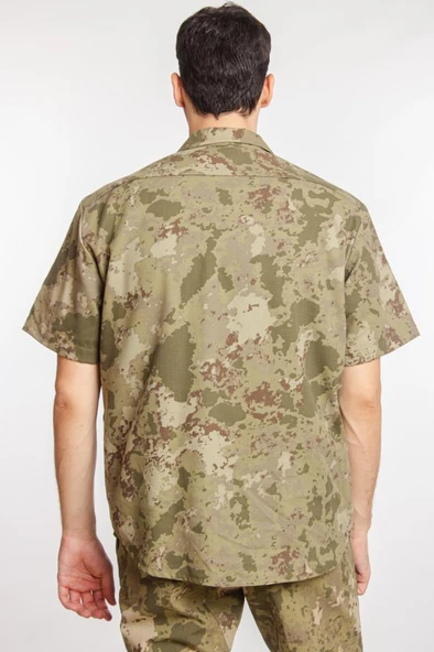 TSK Yeni Tip Kamuflaj Kısa Kollu Gömlek - 3