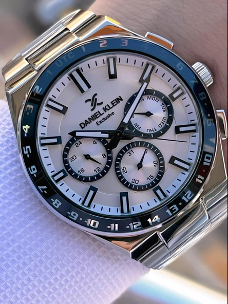 Daniel Klein İç Fonksiyonları Aktif 30 Mt Suya Dayanıklı 2 Yıl Garantili Erkek Kol Saati FG.13522.1 ürün görseli