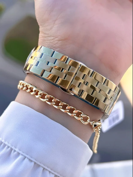 Daniel Klein Çelik Kordon 30 Mt Suya Dayanıklı Kadın Kol Saati+Bileklik BYN.14052.6 - Resim 3