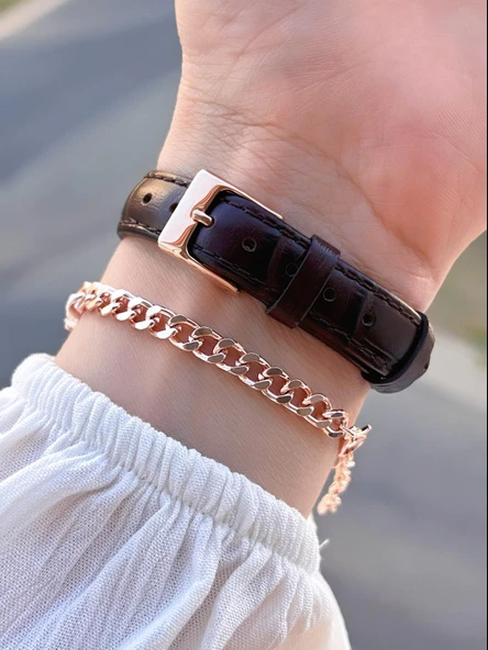 Lee Cooper Deri Kordonlu 3 Atm Suya Dayanıklı 2 Yıl Garantili Kadın Kol Saati BLC08191.431 - Resim 3