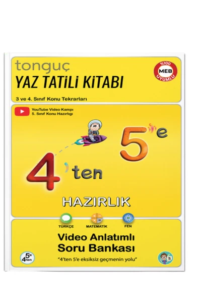 Tonguç Yayınları 4'ten 5'e Hazırlık Kitabı - Resim 2