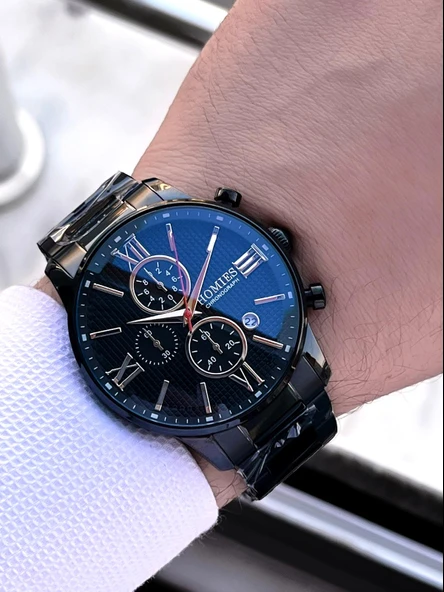 Homies İç Fonksiyonları Aktif 30 Mt Suya Dayanıklı 2 Yıl Garantili Erkek Kol Saati ERK.7S01-8 - Resim 2