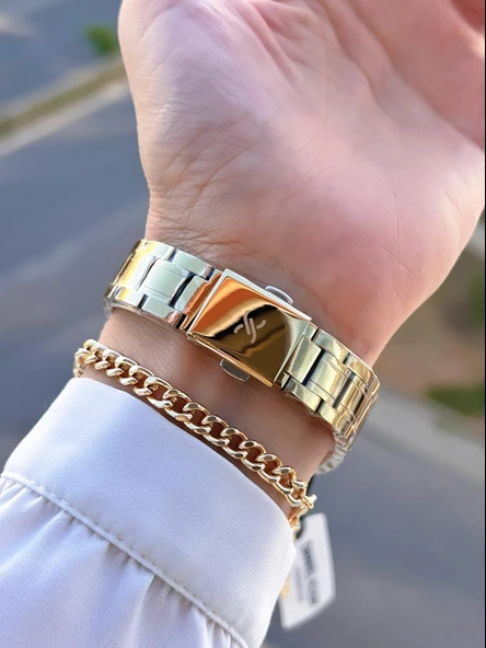 Daniel Klein Çelik Kordon 30 Mt Suya Dayanıklı Kadın Kol Saati+Bileklik BYN.13782.4 - Resim 3