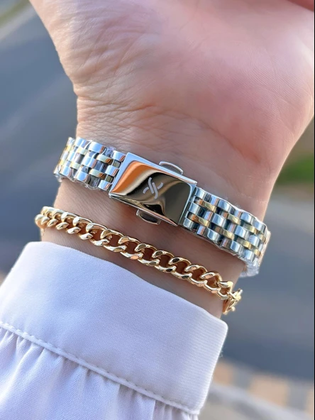 Daniel Klein Çelik Kordon 30 Mt Suya Dayanıklı Kadın Kol Saati+Bileklik BYN.14094.4 - 3