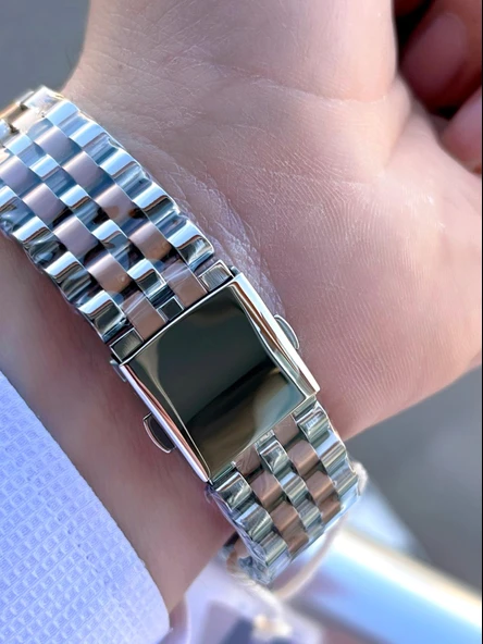 Ferrucci Çelik Kordon Takvimli Kadran 30 Mt Suya Dayanıklı Erkek Kol Saati F.FG03463.02 - Resim 3