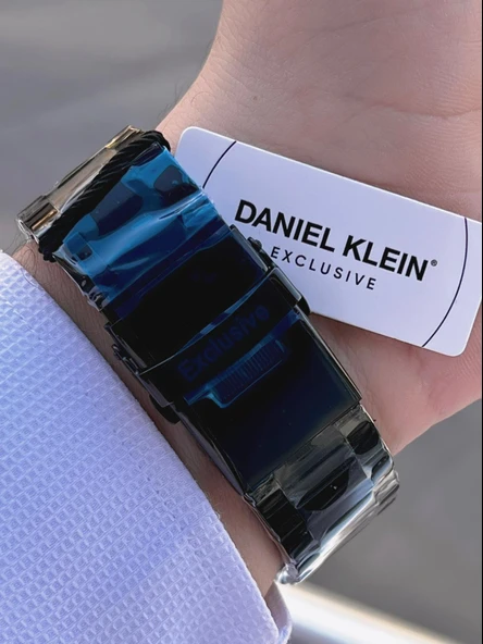 Daniel Klein Çelik Kordon Kronometreli Kadran Tasarımı 5 Atm Suya Dayanıklı Erkek Kol Saati 10034.N6 - Resim 4