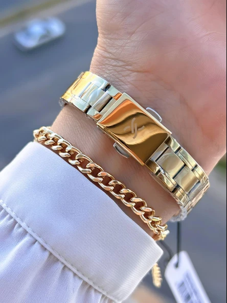 Daniel Klein Çelik Kordon 30 Mt Suya Dayanıklı 2 Yıl Garantili Kadın Kol Saati+Bileklik BYN.10816.3 - Resim 3