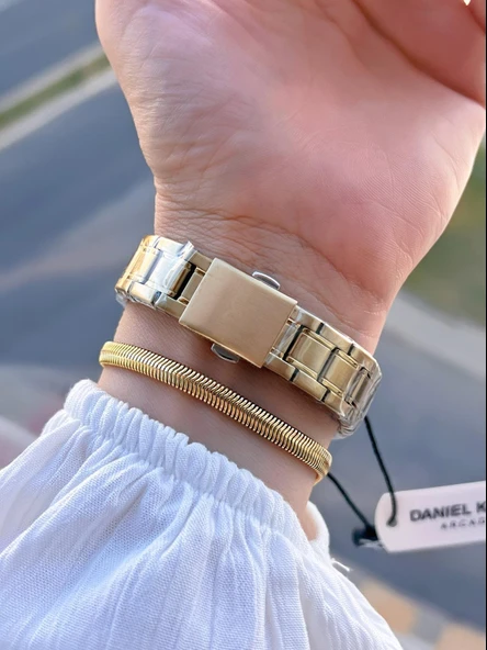 Daniel Klein Rakamlı Kadran 3 Atm Suya Dayanıklı 2 Yıl Garantili Kadın Kol Saati+Bileklik KN046.DK1 - Resim 3