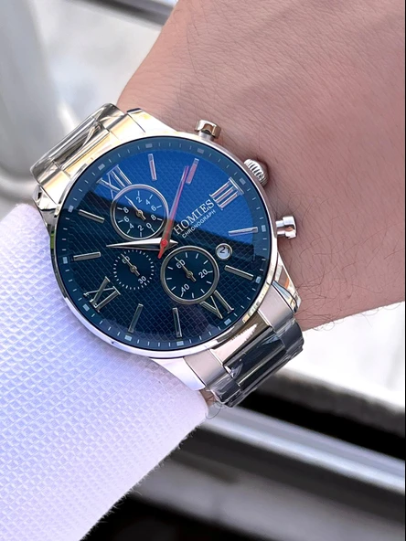 Homies İç Fonksiyonları Aktif 30 Mt Suya Dayanıklı 2 Yıl Garantili Erkek Kol Saati ERK.7S01-2 - Resim 2