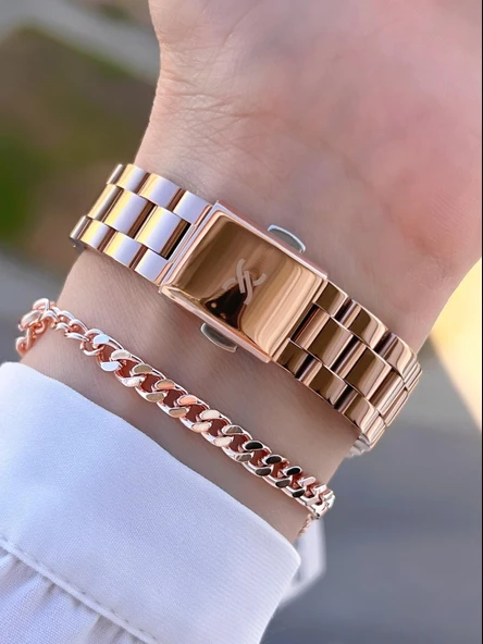 Daniel Klein Çelik Kordon 30 Mt Suya Dayanıklı Kadın Kol Saati+Bileklik BYN.10728.M8 - Resim 3