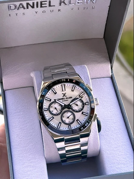 Daniel Klein İç Fonksiyonları Aktif 30 Mt Suya Dayanıklı 2 Yıl Garantili Erkek Kol Saati FG.13522.1 - Resim 6