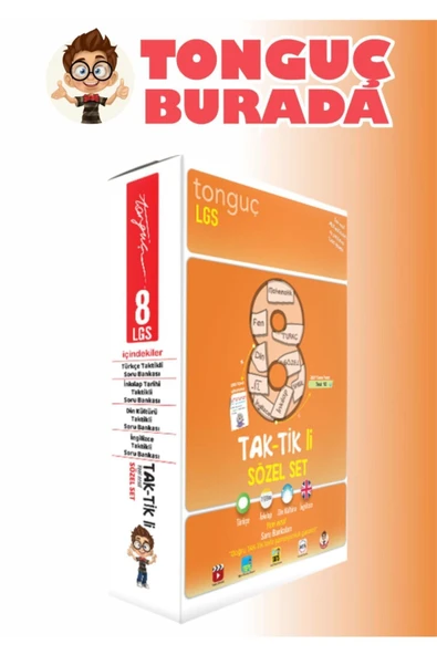 Tonguç Akademi Tonguç 8. Sınıf Lgs Taktikli Sözel Set