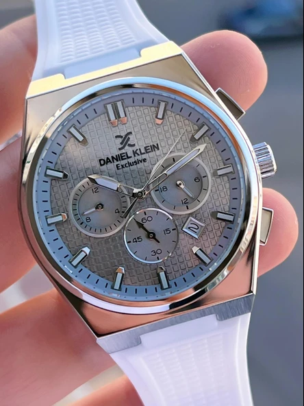 Daniel Klein Silikon Kordon İç Fonksiyonları Aktif 2 Yıl Garantili Erkek Kol Saati FG.DK10676.4 - Resim 4