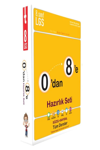 Tonguç Akademi 8. Sınıf 0'dan 8'e Hazırlık Seti