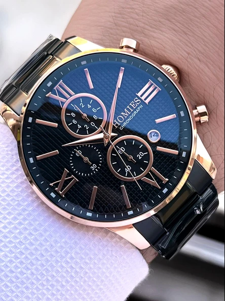 Homies İç Fonksiyonları Aktif 30 Mt Suya Dayanıklı 2 Yıl Garantili Erkek Kol Saati ERK.7S01-5 ürün görseli