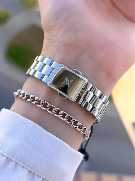 Daniel Klein Çelik Kordon 30 Mt Suya Dayanıklı Kadın Kol Saati+Bileklik BYN.10728.M1 - Resim 3