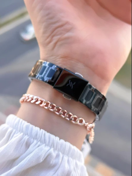 Daniel Klein Özel Kesme Camlı 3 Atm Suya Dayanıklı 2 Yıl Garantili Kadın Kol Saati+Bileklik V10925.5 - Resim 3