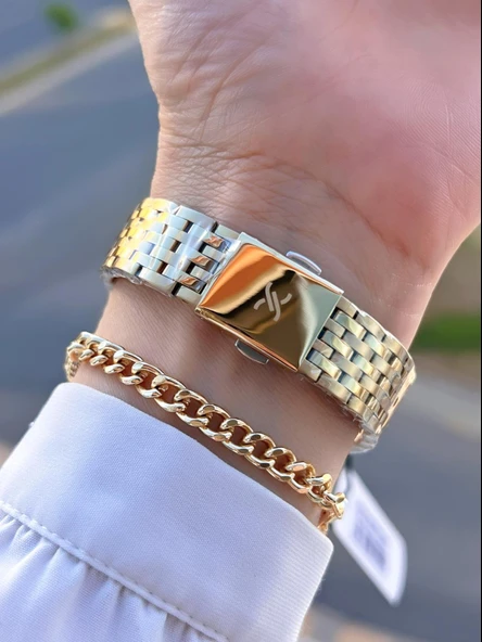 Daniel Klein Çelik Kordon 30 Mt Suya Dayanıklı 2 Yıl Garantili Kadın Kol Saati+Bileklik BYN.10837.2 - Resim 3