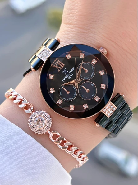 Daniel Klein Çelik Kordon 30 Mt Suya Dayanıklı Kadın Kol Saati+Bileklik BYN.10728.M7 ürün görseli