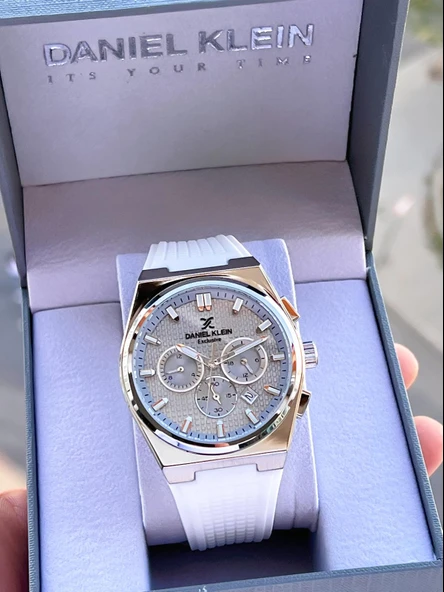 Daniel Klein Silikon Kordon İç Fonksiyonları Aktif 2 Yıl Garantili Erkek Kol Saati FG.DK10676.4 - Resim 6