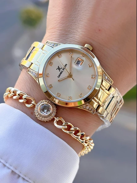 Daniel Klein Çelik Kordon 30 Mt Suya Dayanıklı Kadın Kol Saati+Bileklik BYN.13782.8 ürün görseli