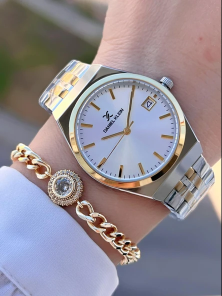 Daniel Klein Çelik Kordon 30 Mt Suya Dayanıklı Kadın Kol Saati+Bileklik BYN.14052.7 ürün görseli