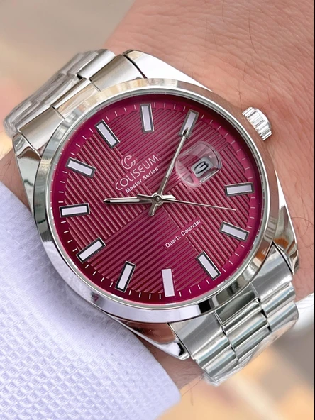 Coliseum Çelik Kordon Takvimli Kadran Kutulu Seri Erkek Kol Saati FT.RL.8742.S6 ürün görseli