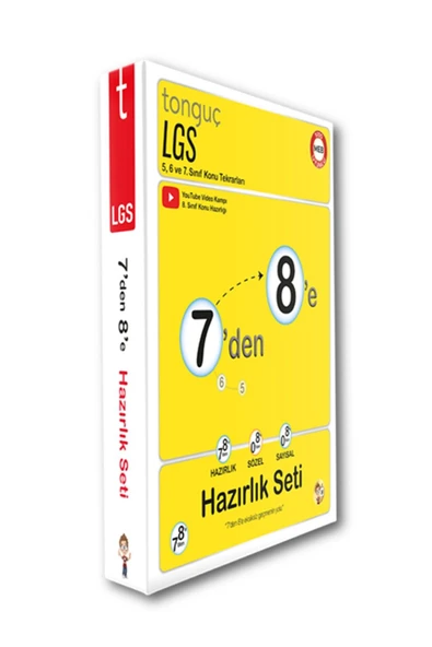 Tonguç Yayınları 7'den 8'e Hazırlık Seti - 3 Kitap Set - 2