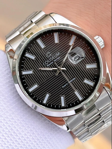 Coliseum Çelik Kordon Takvimli Kadran Kutulu Seri Erkek Kol Saati FT.RL.8742.S2 ürün görseli