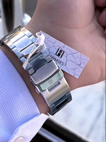 Homies İç Fonksiyonları Aktif 30 Mt Suya Dayanıklı 2 Yıl Garantili Erkek Kol Saati ERK.7S01-1 - Resim 5