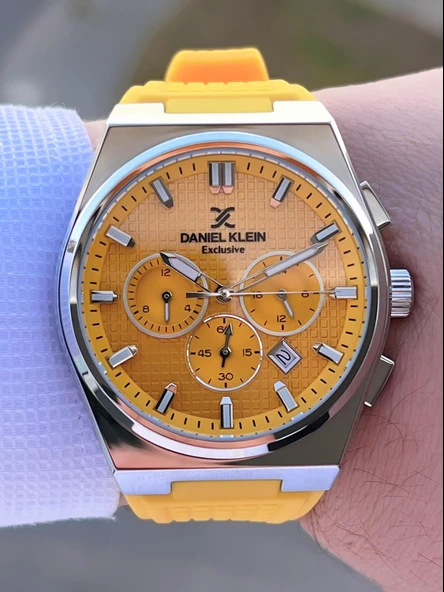 Daniel Klein Silikon Kordon İç Fonksiyonları Aktif 2 Yıl Garantili Erkek Kol Saati FG.DK10676.7 - Resim 3