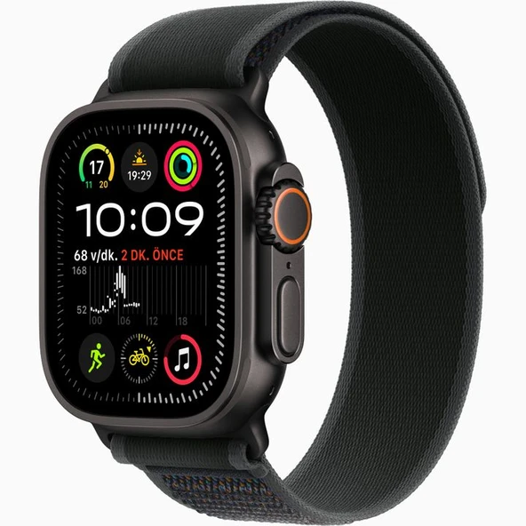 Apple Watch Ultra 2 Gps + Cellular 49mm Siyah Titanium Kasa / Siyah Trial Loop S/M - 5