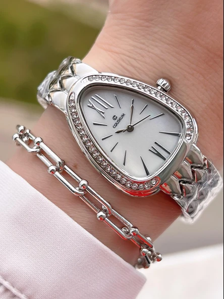 Coliseum Özel Tasarım Vintage Seri Kadın Kol Saati+ Bileklik Hediyeli CL8307.M5 ürün görseli