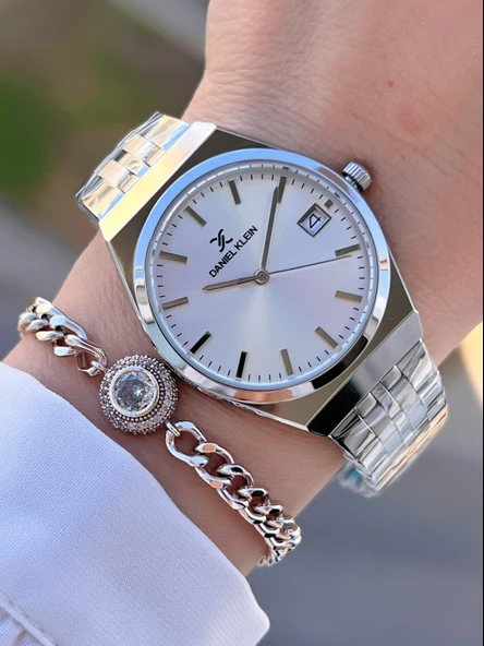 Daniel Klein Çelik Kordon 30 Mt Suya Dayanıklı Kadın Kol Saati+Bileklik BYN.14052.M1 ürün görseli