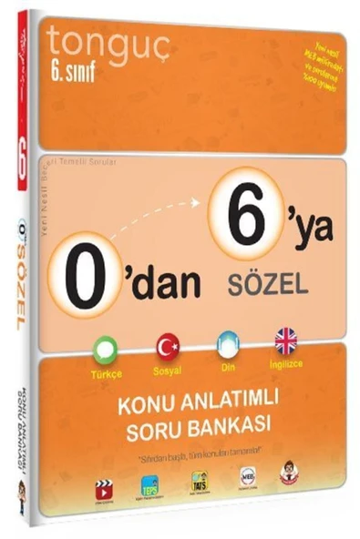 Tonguç Akademi 6. Sınıf 0'dan 6'ya Sözel Konu Anlatımlı Soru Bankası - 2