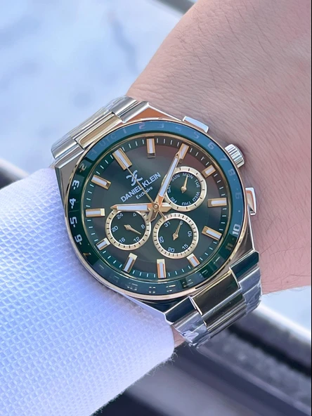 Daniel Klein İç Fonksiyonları Aktif 30 Mt Suya Dayanıklı 2 Yıl Garantili Erkek Kol Saati FG.13522.10 - Resim 2