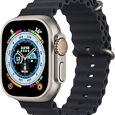 Apple Watch Ultra 2 GPS + Cellular 49mm Natürel Titanyum Kasa ve Lacivert Ocean Kordon Akıllı Saat - 2