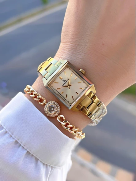 Daniel Klein Çelik Kordon 30 Mt Suya Dayanıklı 2 Yıl Garantili Kadın Kol Saati+Bileklik BYN.10816.3 - Resim 2