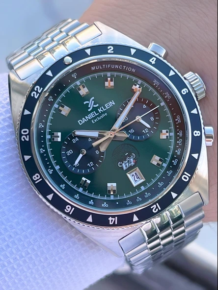 Daniel Klein İç Fonksiyonları Aktif 30 Mt Suya Dayanıklı 2 Yıl Garantili Erkek Kol Saati FG.13994.3 - Resim 2