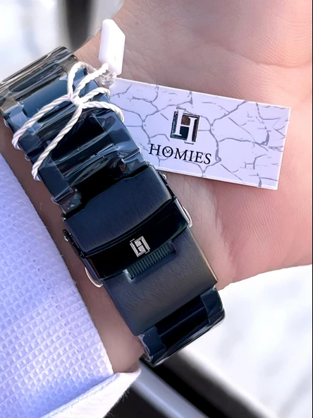 Homies İç Fonksiyonları Aktif 30 Mt Suya Dayanıklı 2 Yıl Garantili Erkek Kol Saati ERK.7S01-8 - Resim 5