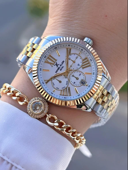 Daniel Klein Çelik Kordon 30 Mt Suya Dayanıklı Kadın Kol Saati+Bileklik BYN.10877.3 ürün görseli